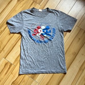 Vintage Jump Rope For Heart grey t shirt